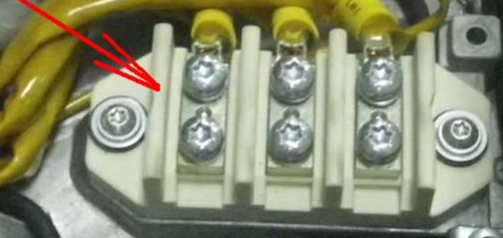 主轴电机接线板